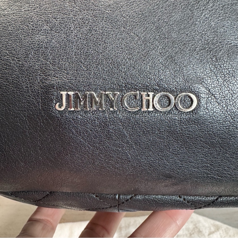 Jimmy Choo Black Shoulder Bag - Picture 6 of 14